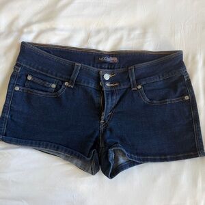 Levi's Dark Blue Jean Shorts for Women